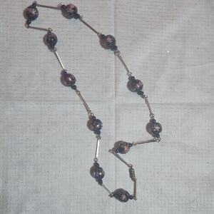 Elegant Purple Beaded Necklace